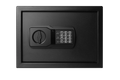 Black Electronic Lock Safe with Backup Key S845268