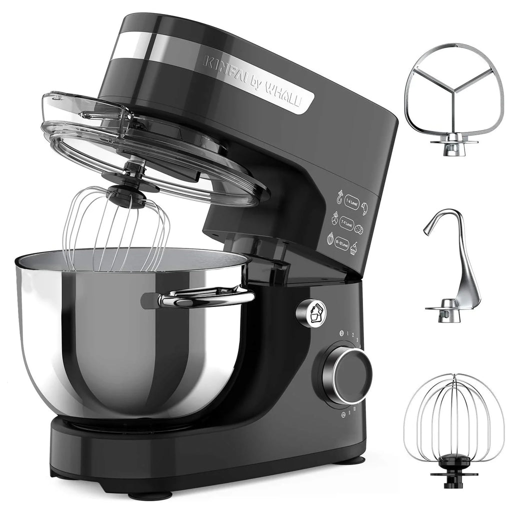 5.5Qt 12-Speed Tilt-Head Electric Kitchen Mixer with Stainless Steel Bowl H710827