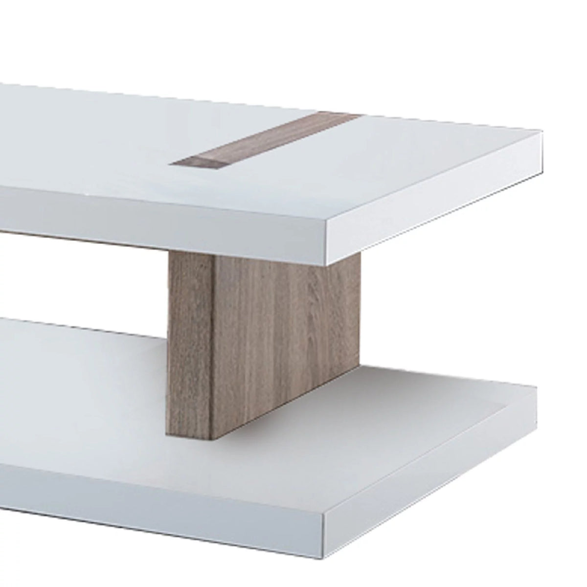 White and Brown Wooden Coffee Table V6234