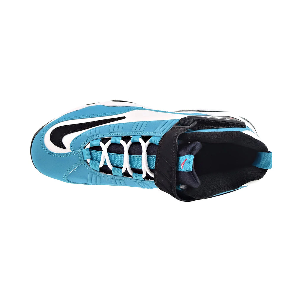 Aqua Marine Black White Men's Shoes A16861