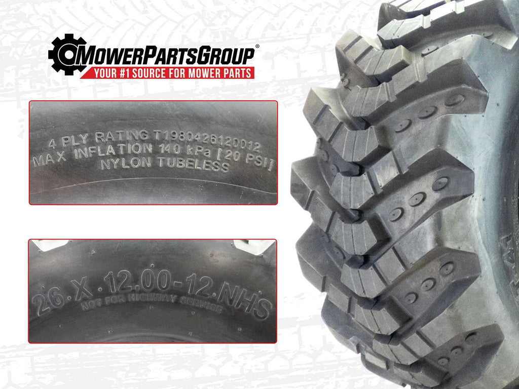 26x12.00-12 All Terrain Tire G3549