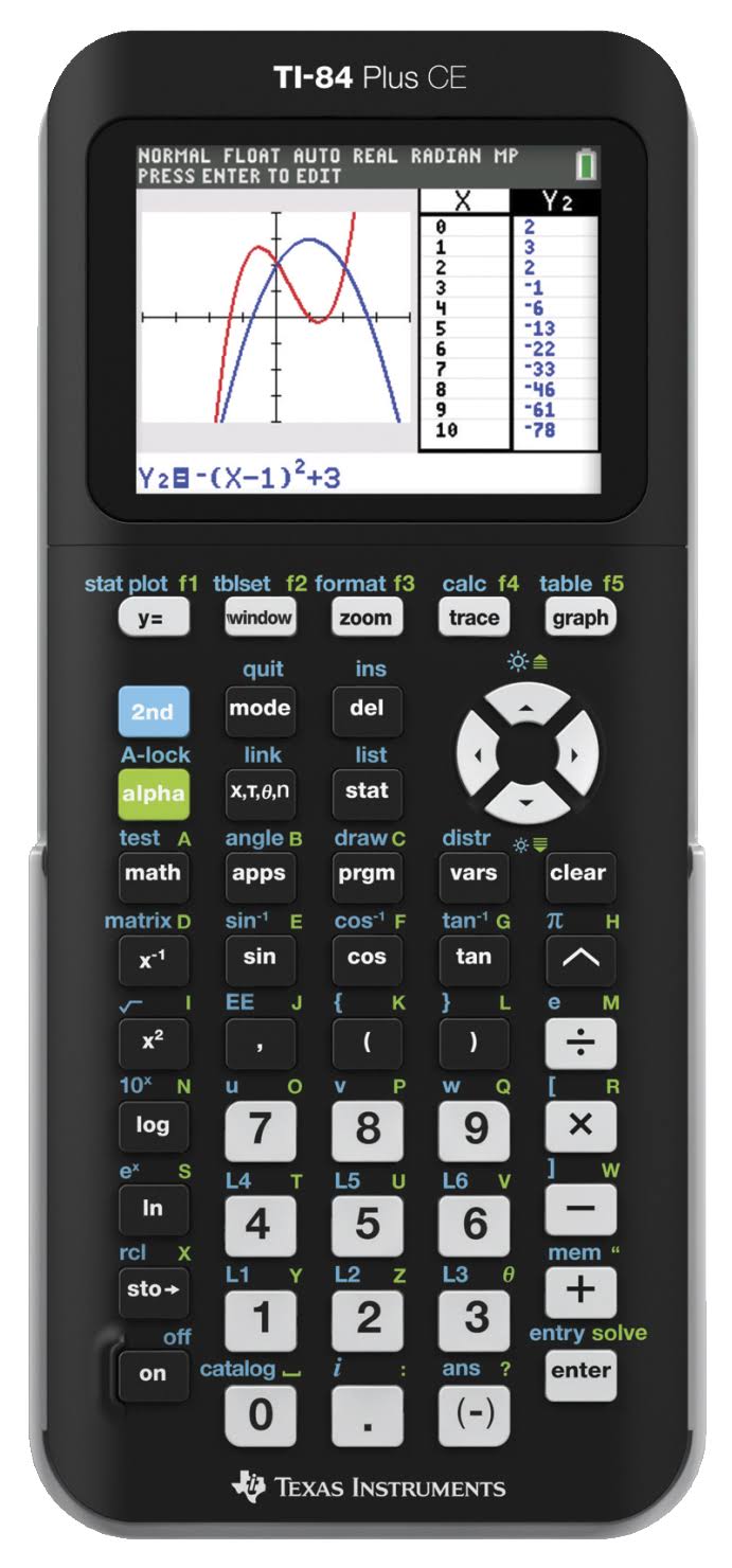 Black Graphing Calculator G493789