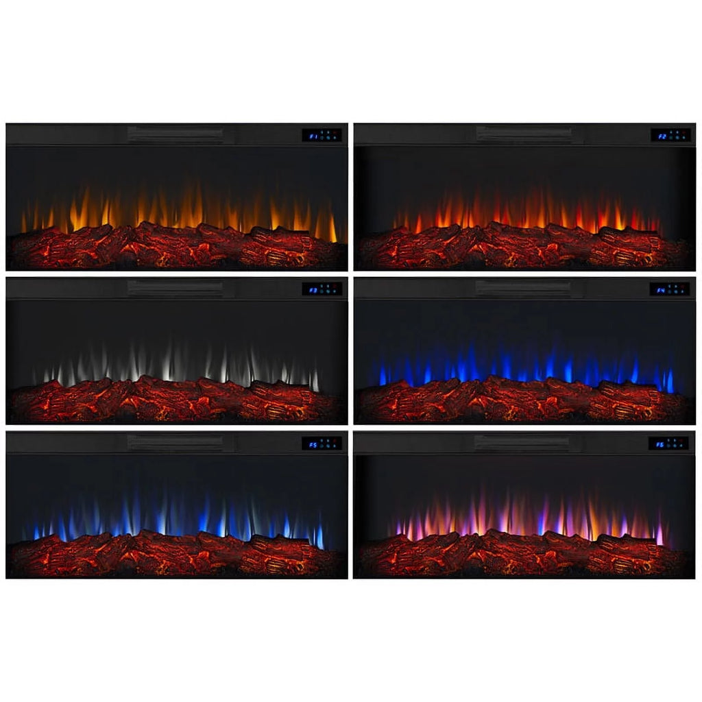 68" Wood Electric Fireplace K96622