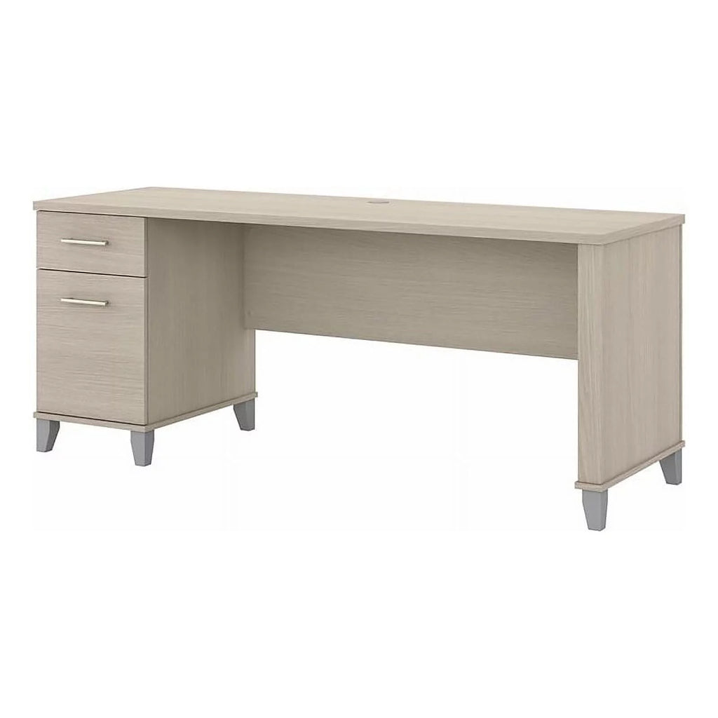 72" Engineered Wood Office Desk with Drawers V2203