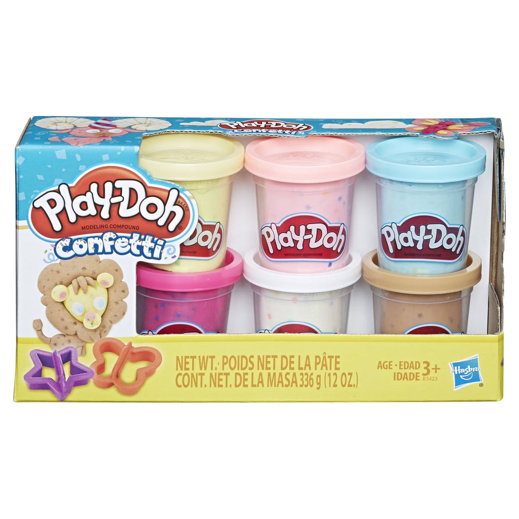 6 Non-Toxic Cans of Play-Doh N6081