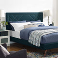 Full / Queen Upholstered Linen Fabric Headboard M209