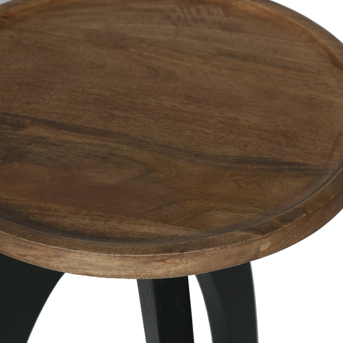 Mango Wood Handcrafted Side Table E980125