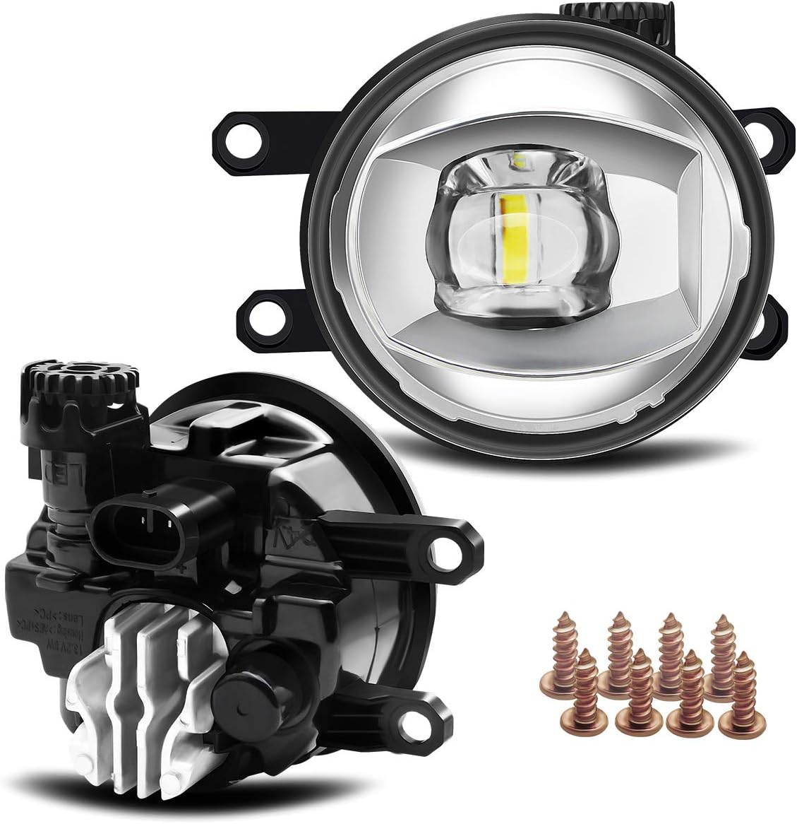 LED Lens Fog Light Replacement for Toyota Camry RAV4 Highlander Corolla 4Runner Tacoma Tundra Sienna Lexus LX570 ES300h ES350 RX350 RX450h S147157