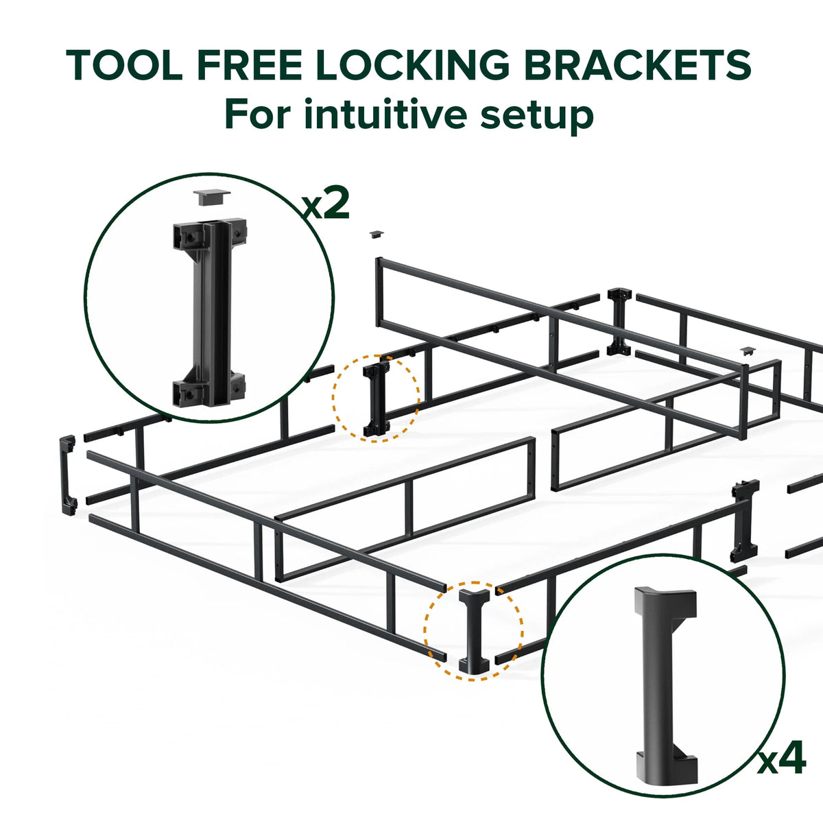 7 Inch Metal Box Spring, Twin W95250