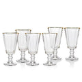 2 oz Gold Band Shot Glasses Set of 6 L201