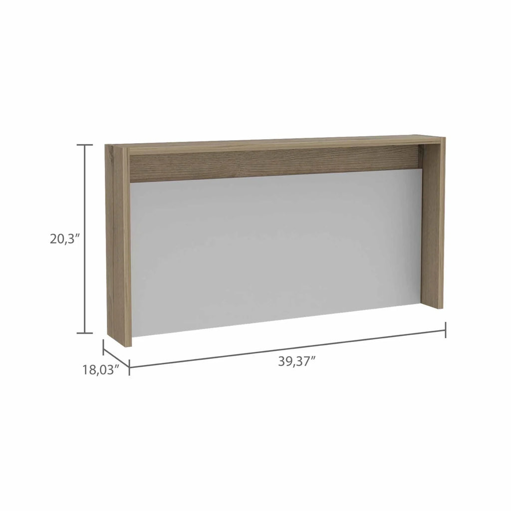 White Natural Folding Floating Desk E2381