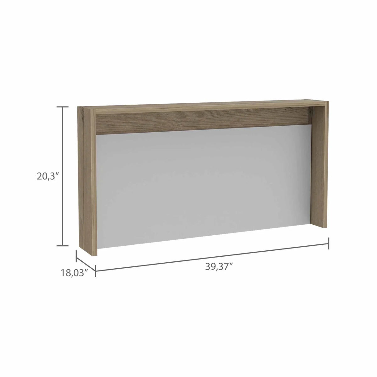 White Natural Folding Floating Desk E2381