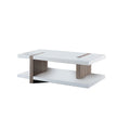 White and Brown Wooden Coffee Table V6234