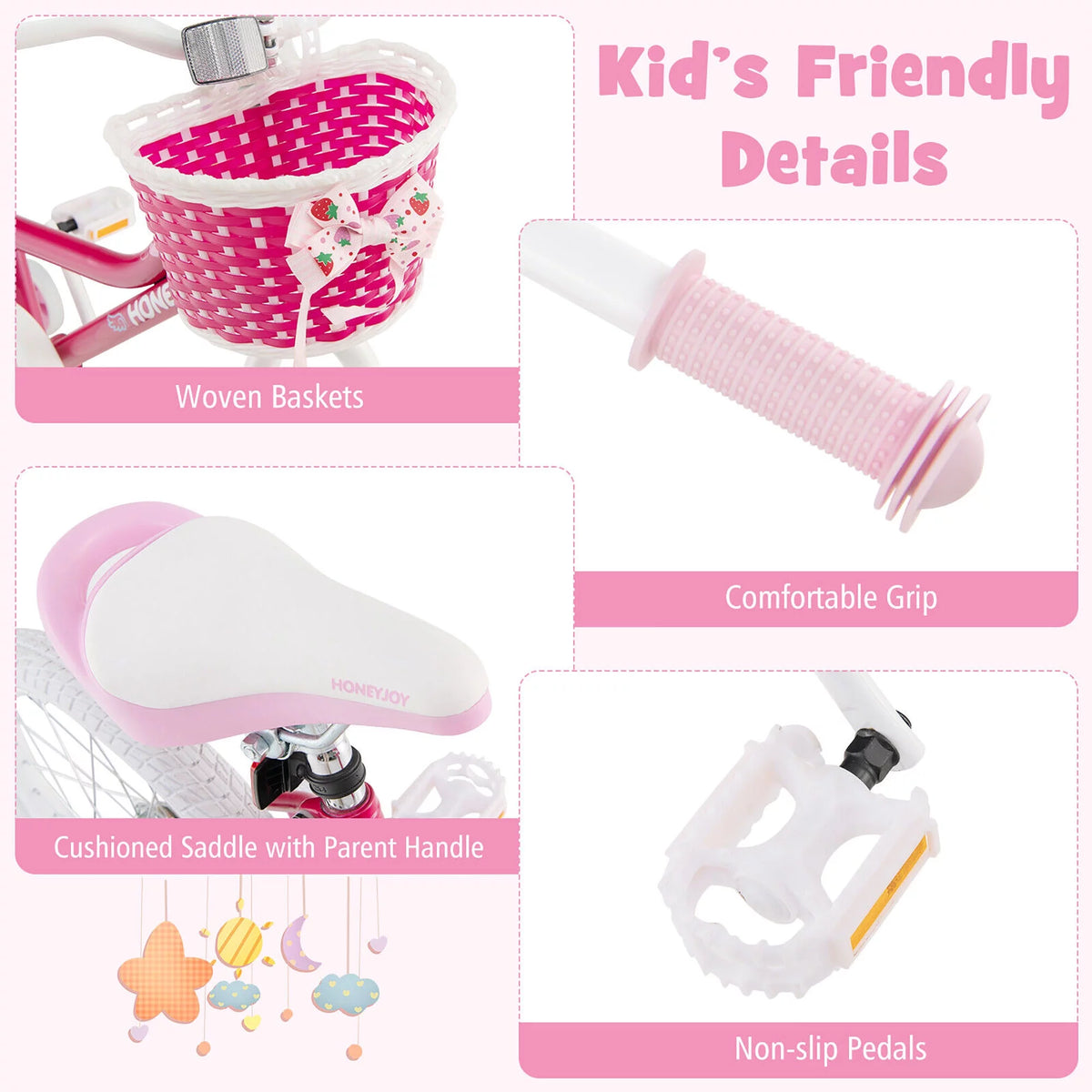 18'' Kids Bike with Training Wheels A157242