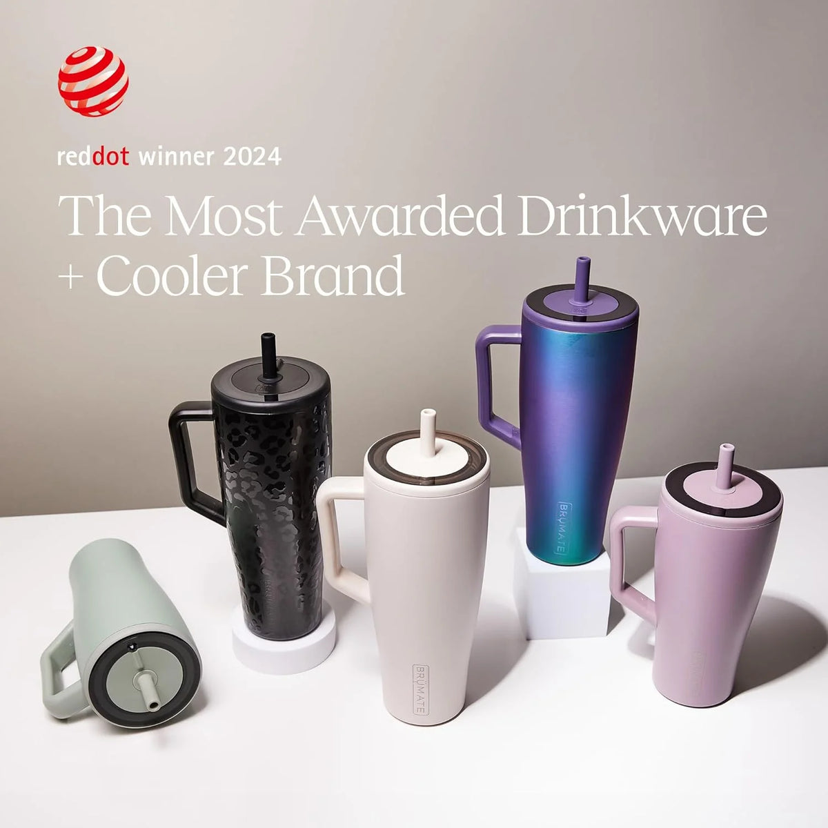 30 oz Stainless Steel Insulated Tumbler with Lid and Straw V75846