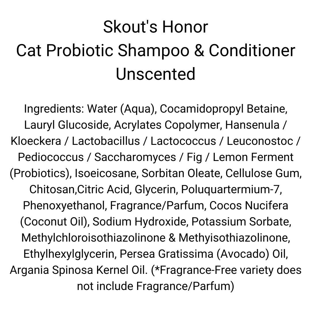 Probiotic Cat Shampoo Conditioner F487