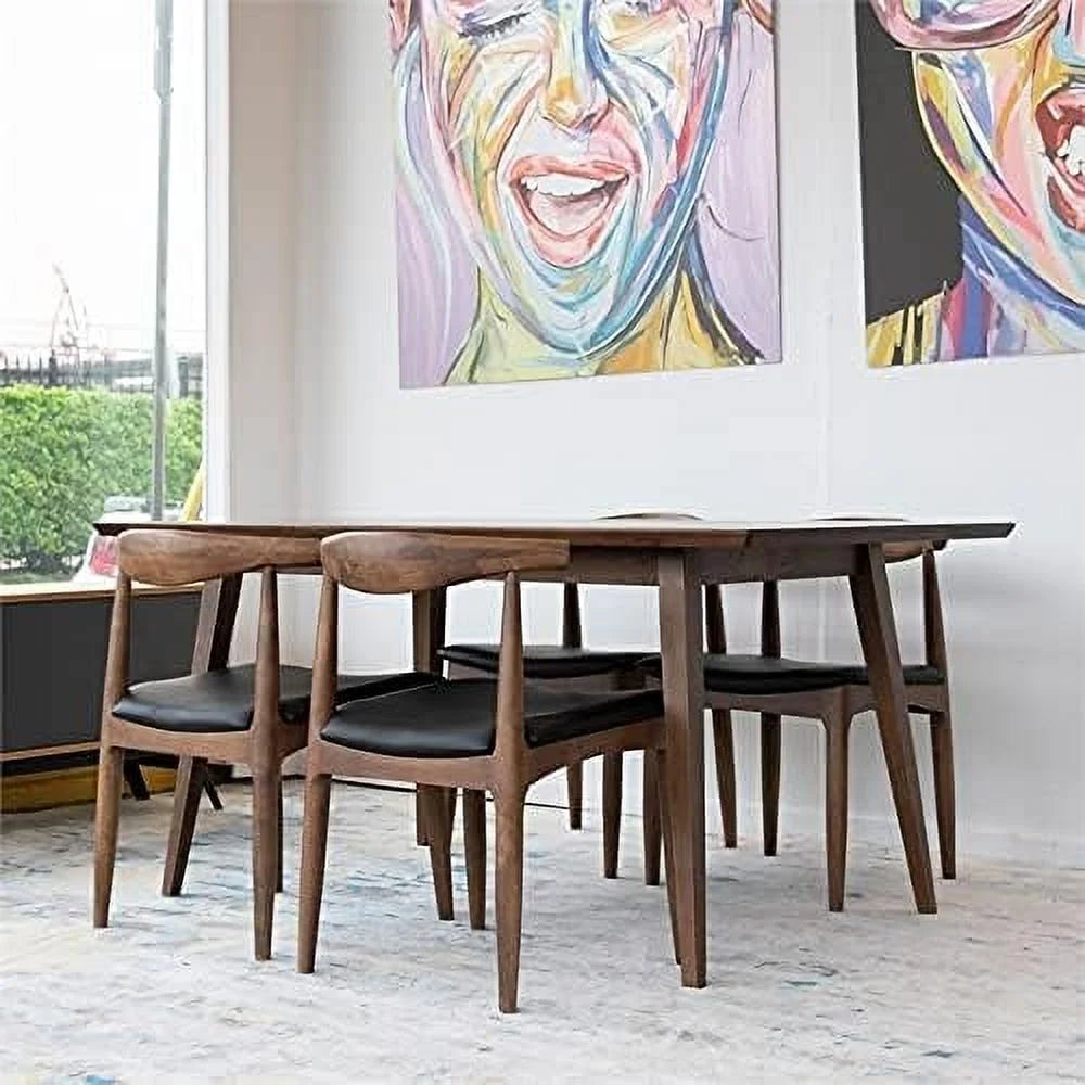 47 Inch Brown Walnut Dining Table N28084