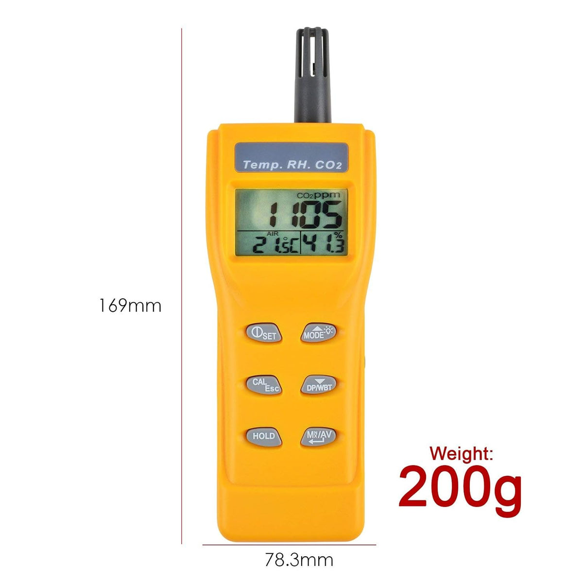 Digital Carbon Dioxide Temperature Humidity NDIR Sensor CO2 Monitor M261812