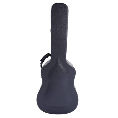 41" Arched Acoustic Guitar Hard Shell Case Black C30554