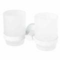White Double Tumbler Holder J833502