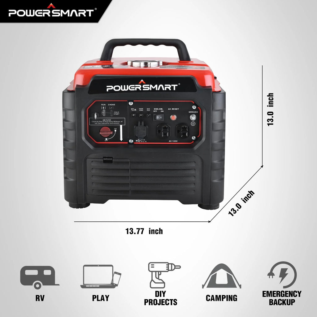 1500 Watt Gas Inverter Generator Y1289
