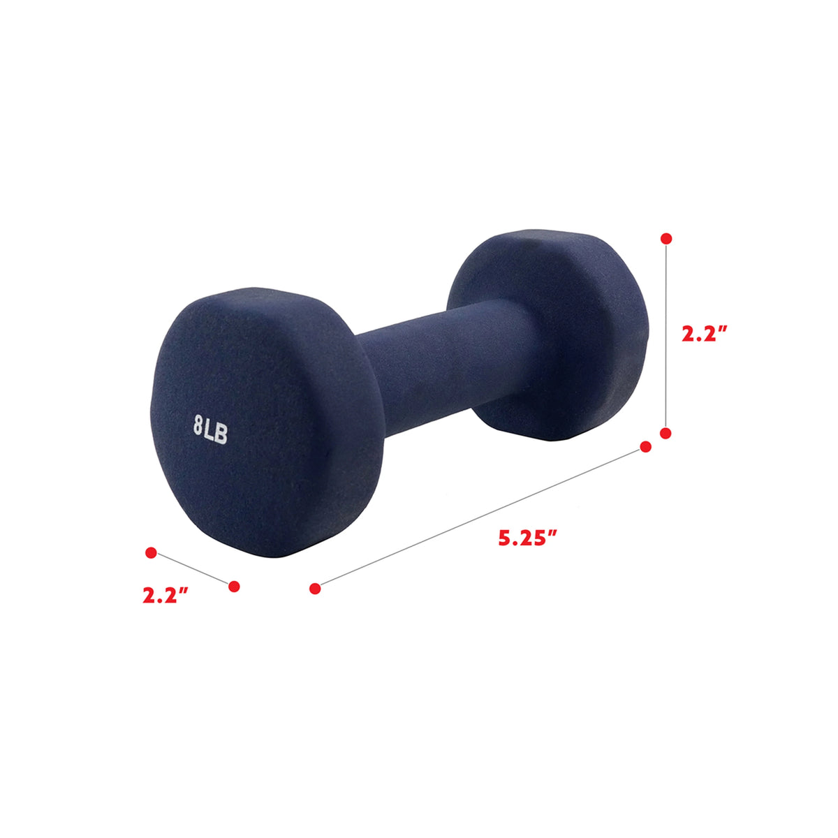 Neoprene Dumbbells 5 lbs Set of 2 X98953