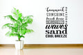 21 Inch x 38 Inch Beach Wall Decal Q264268