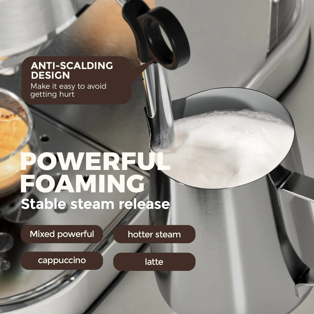 20 Bar Espresso Coffee Maker with Milk Frother N203768