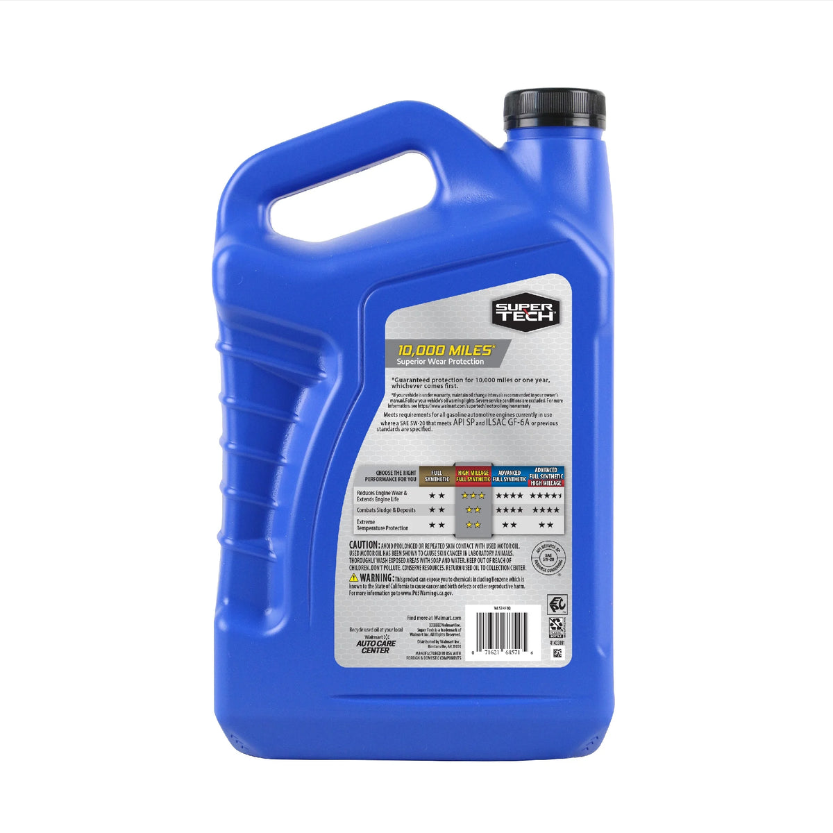 5W-20 Full Synthetic Motor Oil, 5 Quarts R2352
