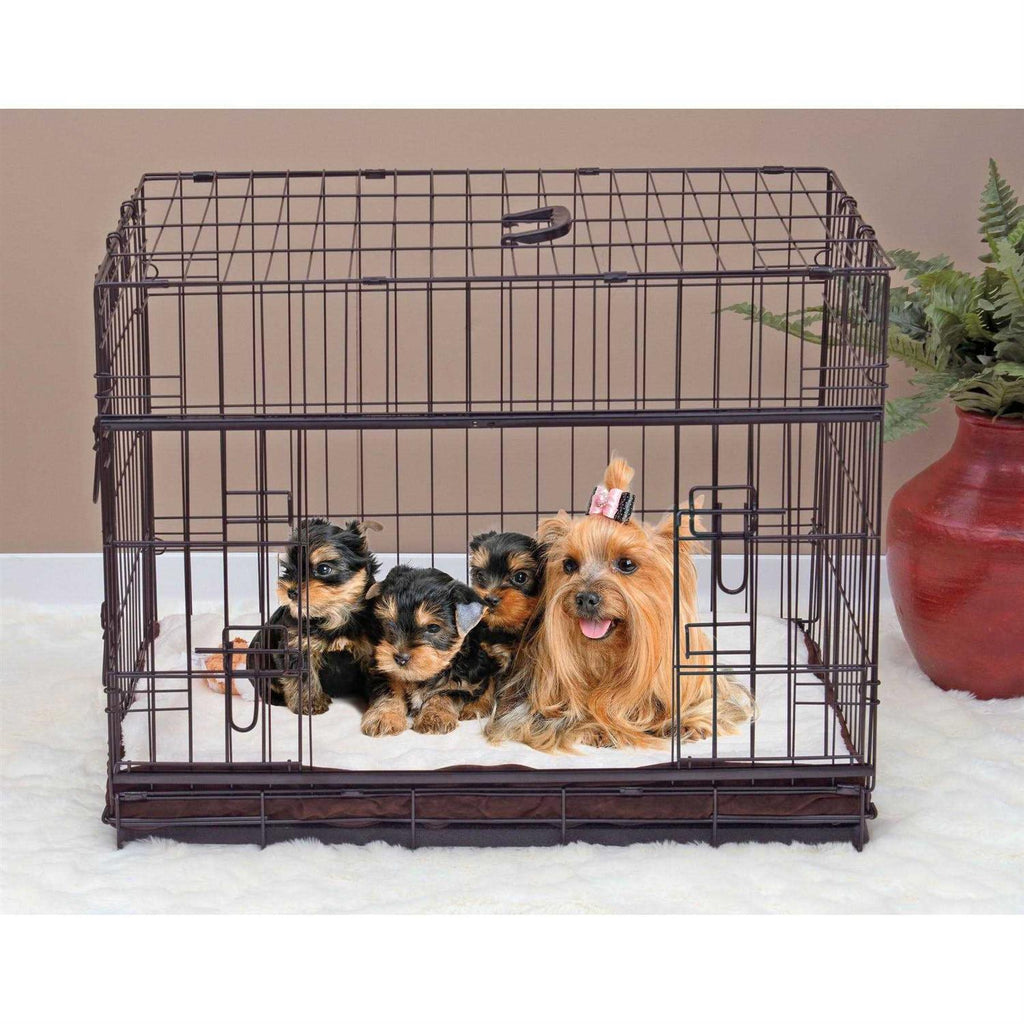 Sliding Double Door Dog Crate Z701