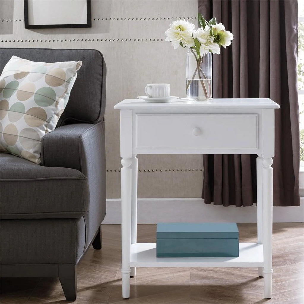 White Nightstand Set X338