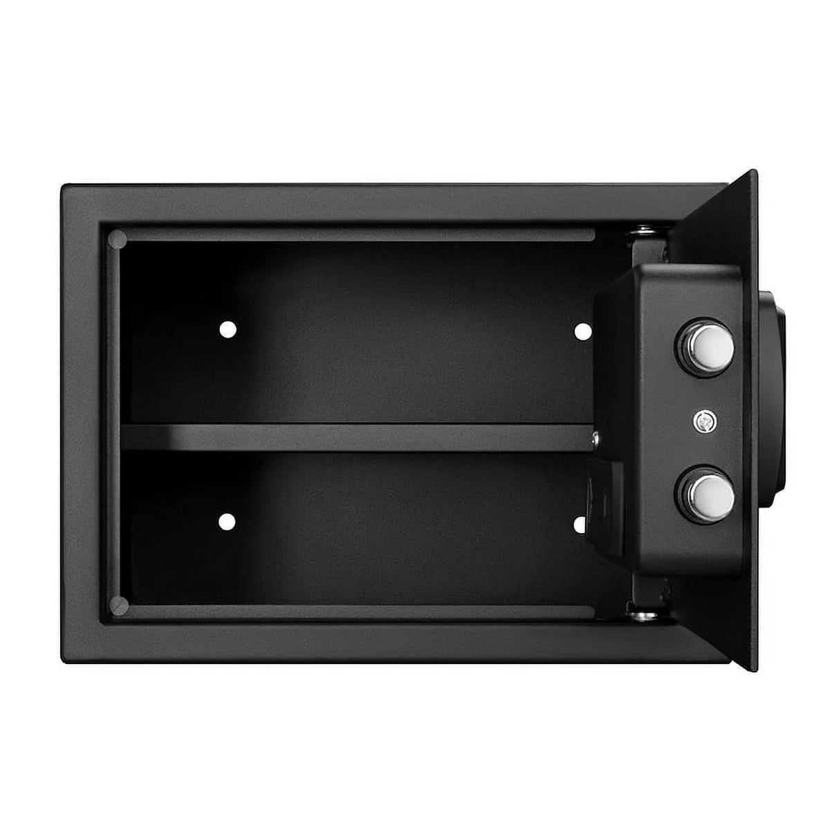 Black Electronic Lock Safe with Backup Key S845268