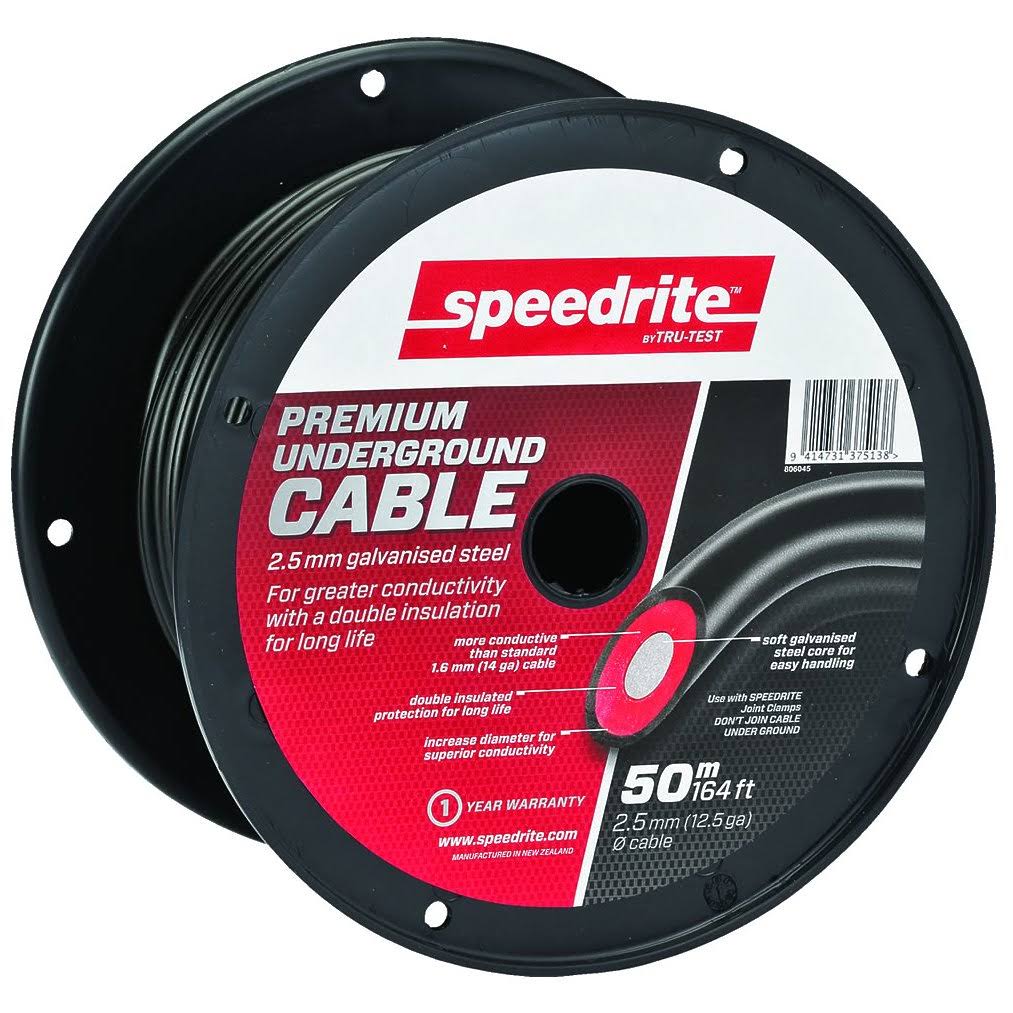 165 ft. 12.5 Gauge Black Underground Cable V873752