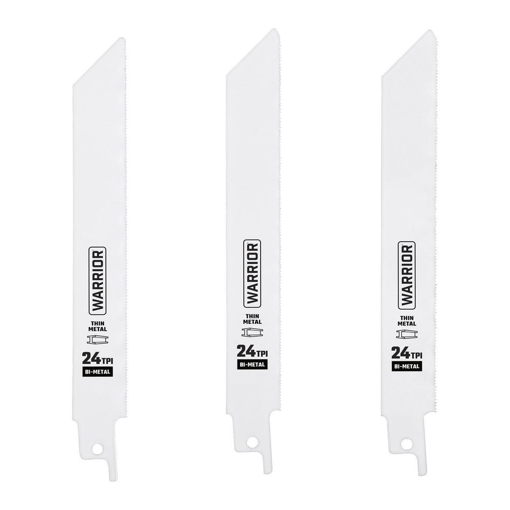 6 in. 9 in. Bi-Metal Reciprocating Saw Blade Set, 15-Piece H274309