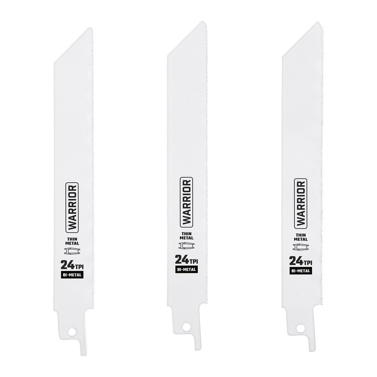 6 in. 9 in. Bi-Metal Reciprocating Saw Blade Set, 15-Piece H274309