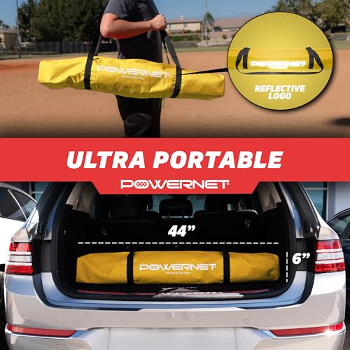 Portable 7-FT Softball & Baseball Pitching Net Q899952