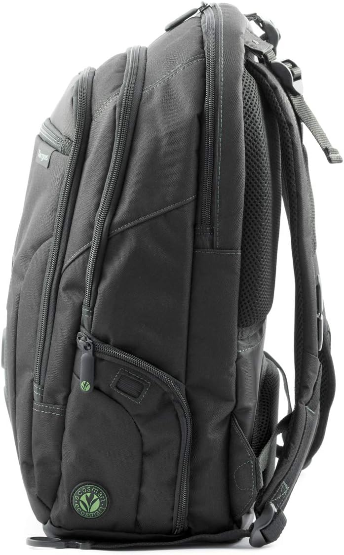 Black Travel Backpack with Removable Padded Slipcase for 17-Inch Laptop Y923299