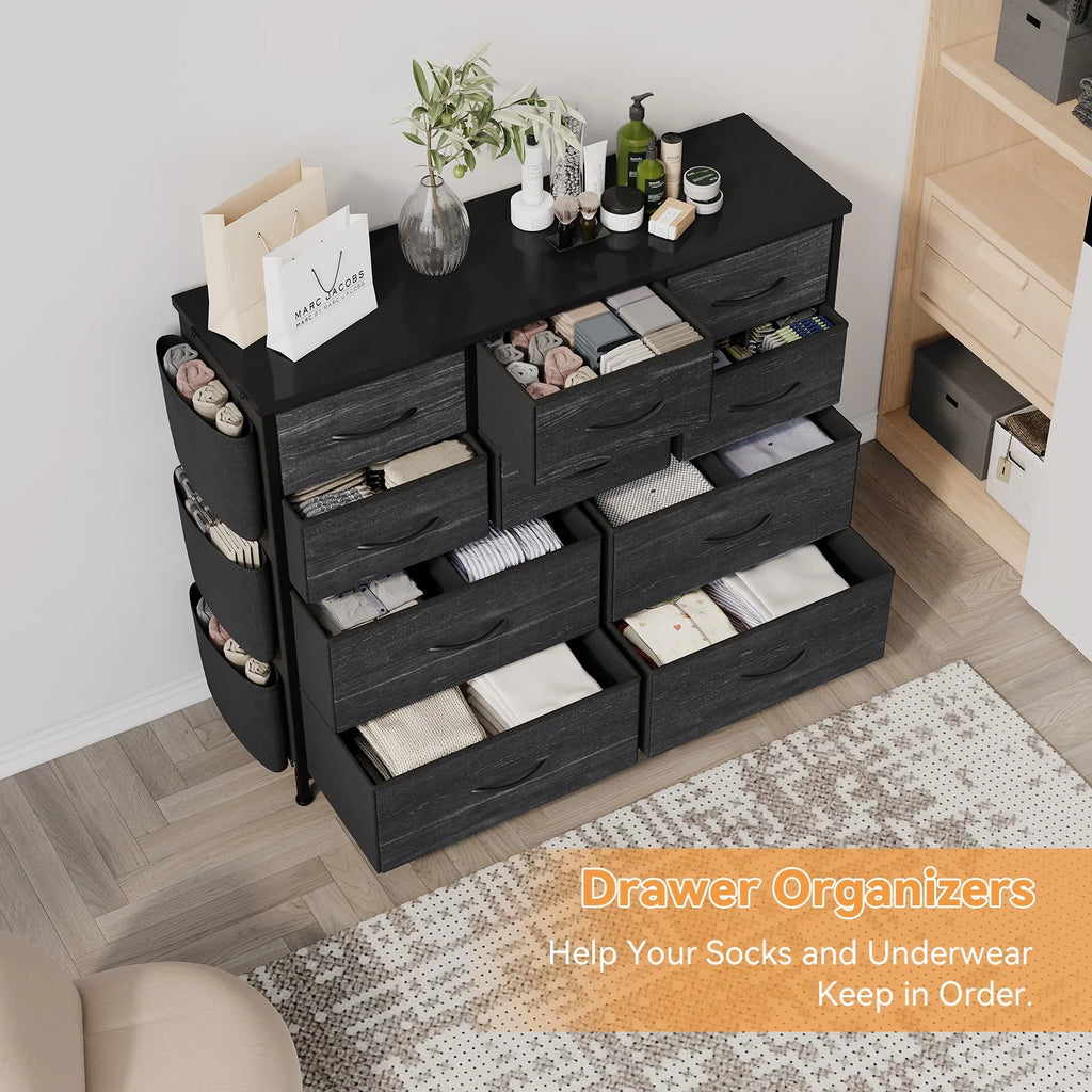 10 Drawers Wood Top Dresser F836465