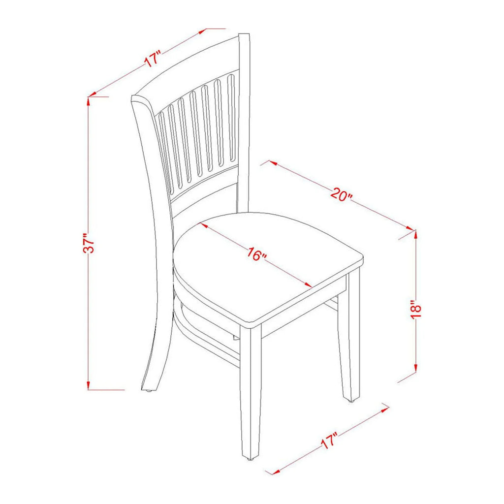 Linen White 5-piece Wood Dining Set W7854