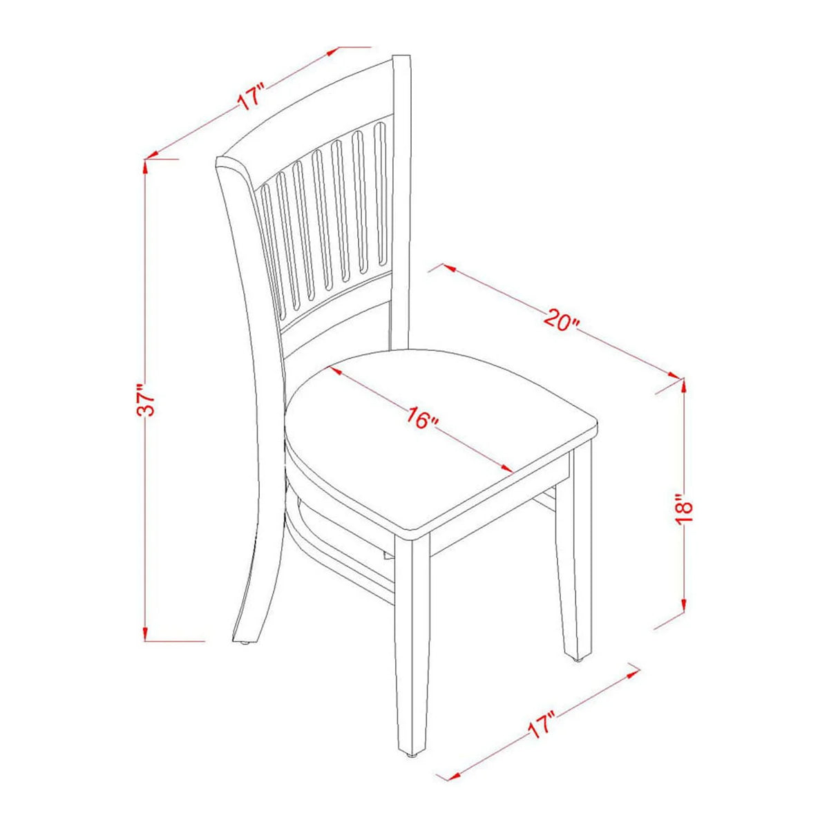 Linen White 5-piece Wood Dining Set W7854
