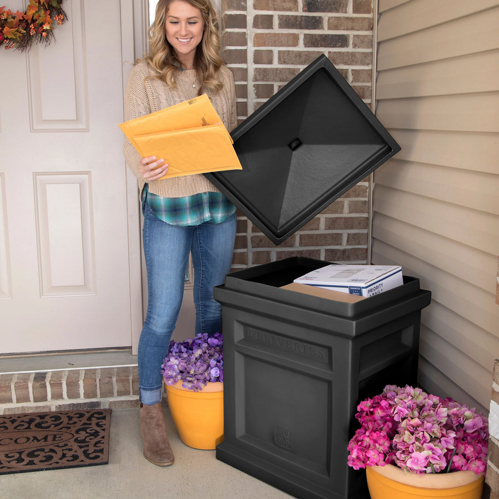 Black Parcel Delivery Box N52570