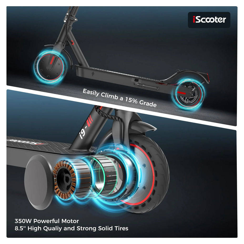 350W Foldable Electric Scooter with Double Braking System M6421