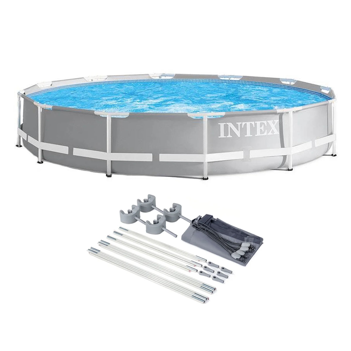 10ft x 30in Metal Frame Above Ground Swimming Pool X7472