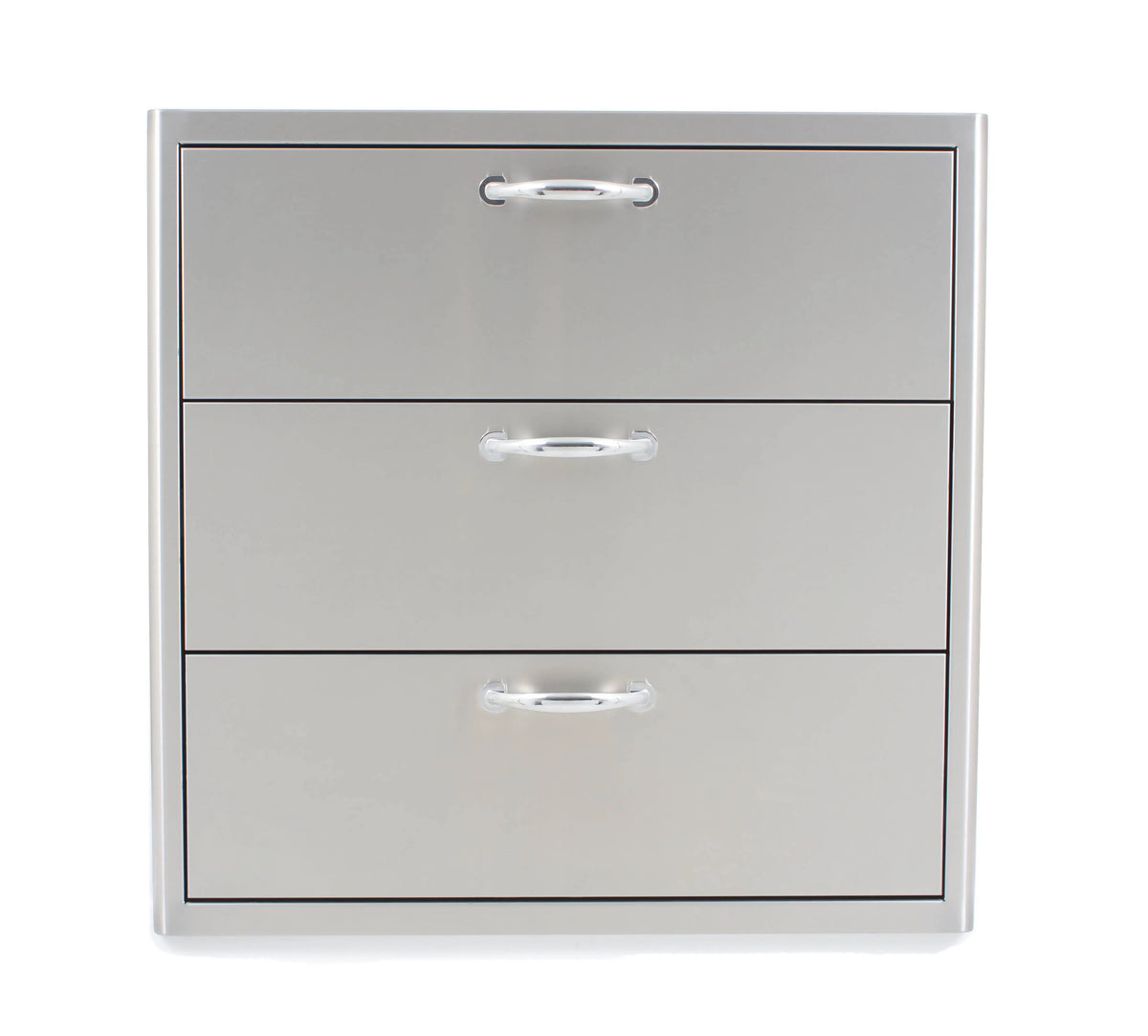 Stainless Steel Triple Access Drawer Z19237