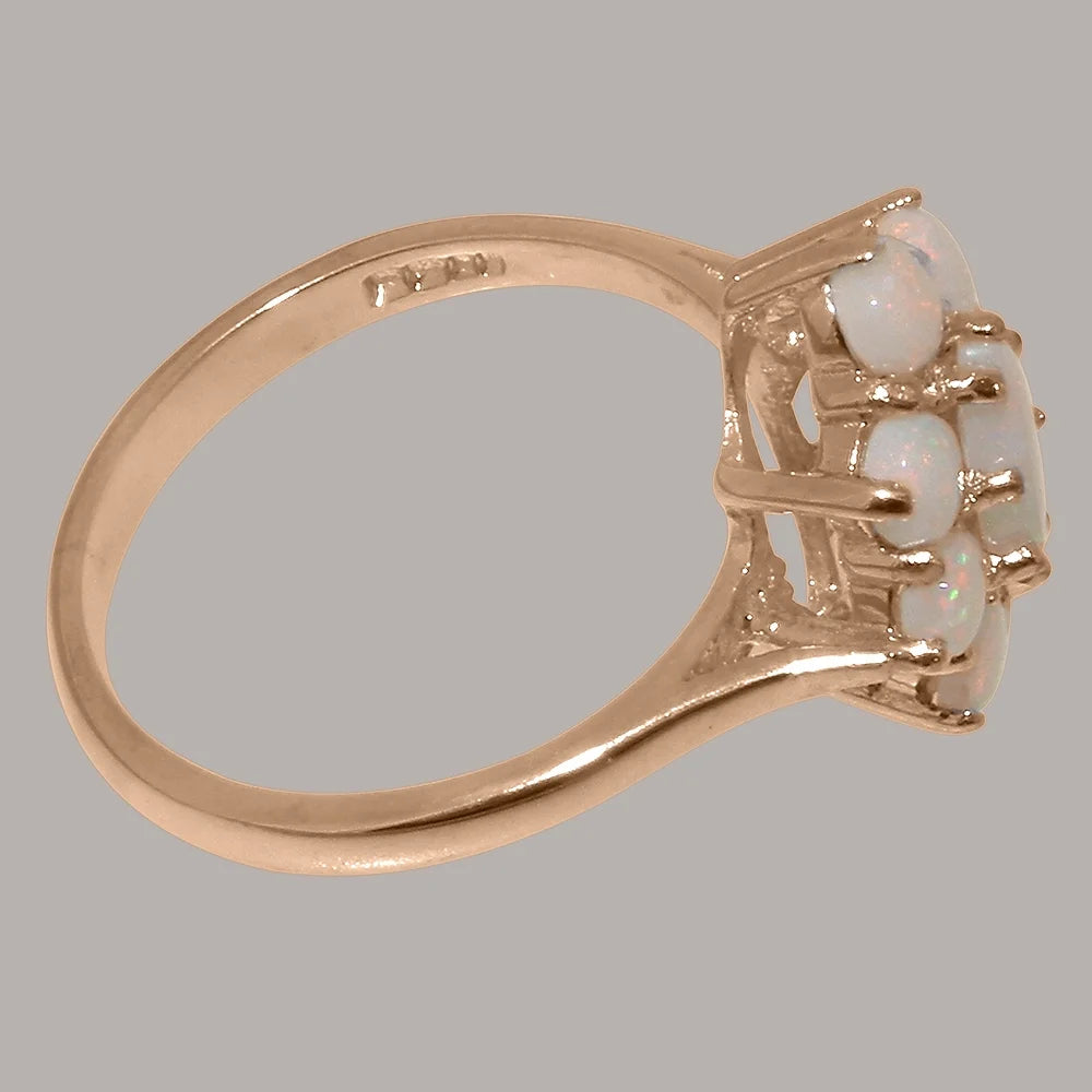 9k Rose Gold Opal Womens Statement Ring K30396