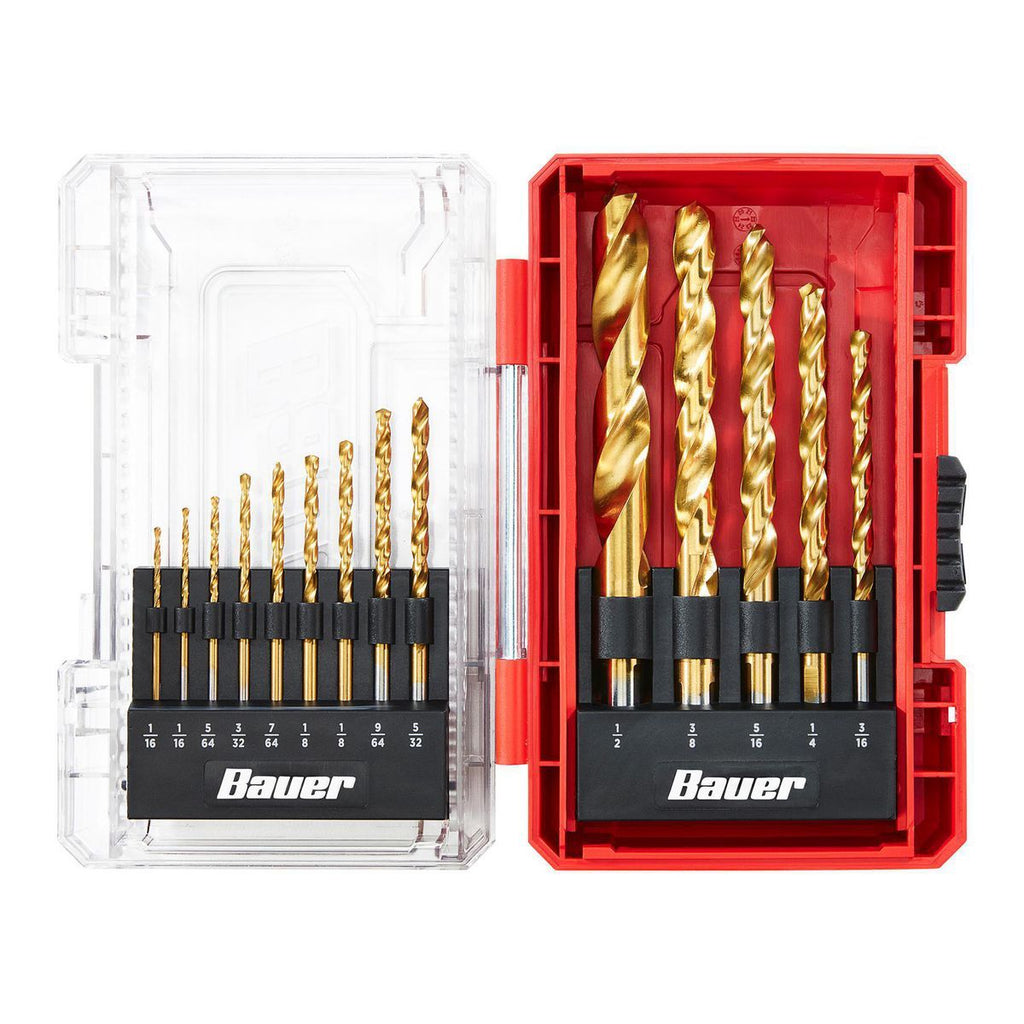 Titanium High-Speed Steel Drill Bit Set, 14-Piece V468228