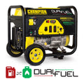 5500 Watt Dual Fuel Portable Generator with Wheel Kit N399039