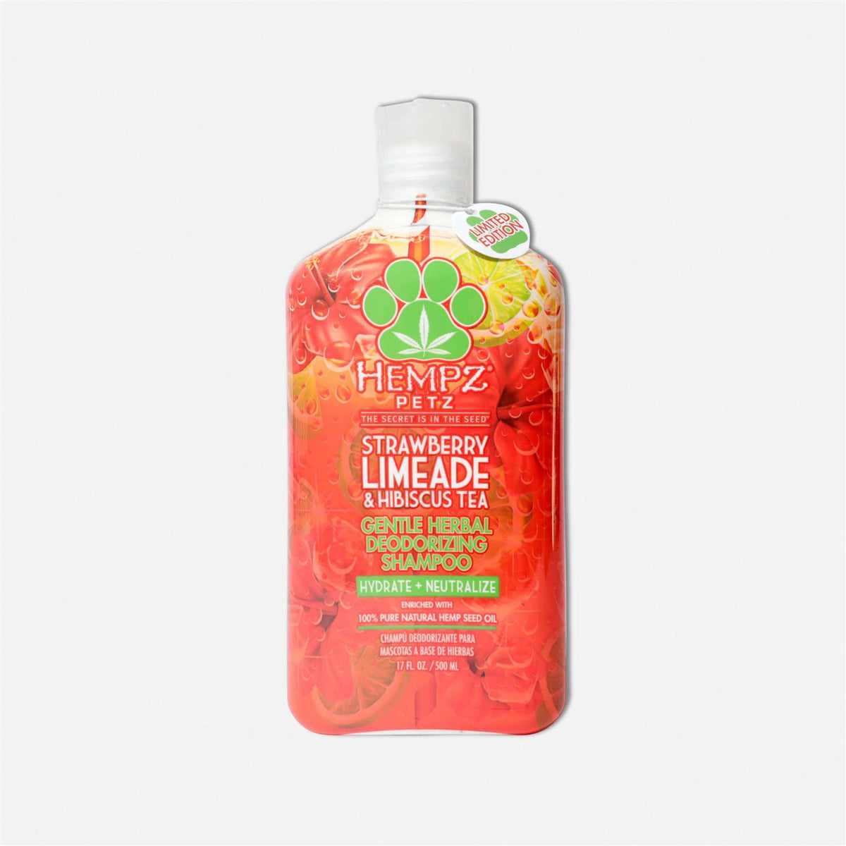 Strawberry Limeade & Hibiscus Deodorizing Shampoo with Hemp Seed Oil B15133