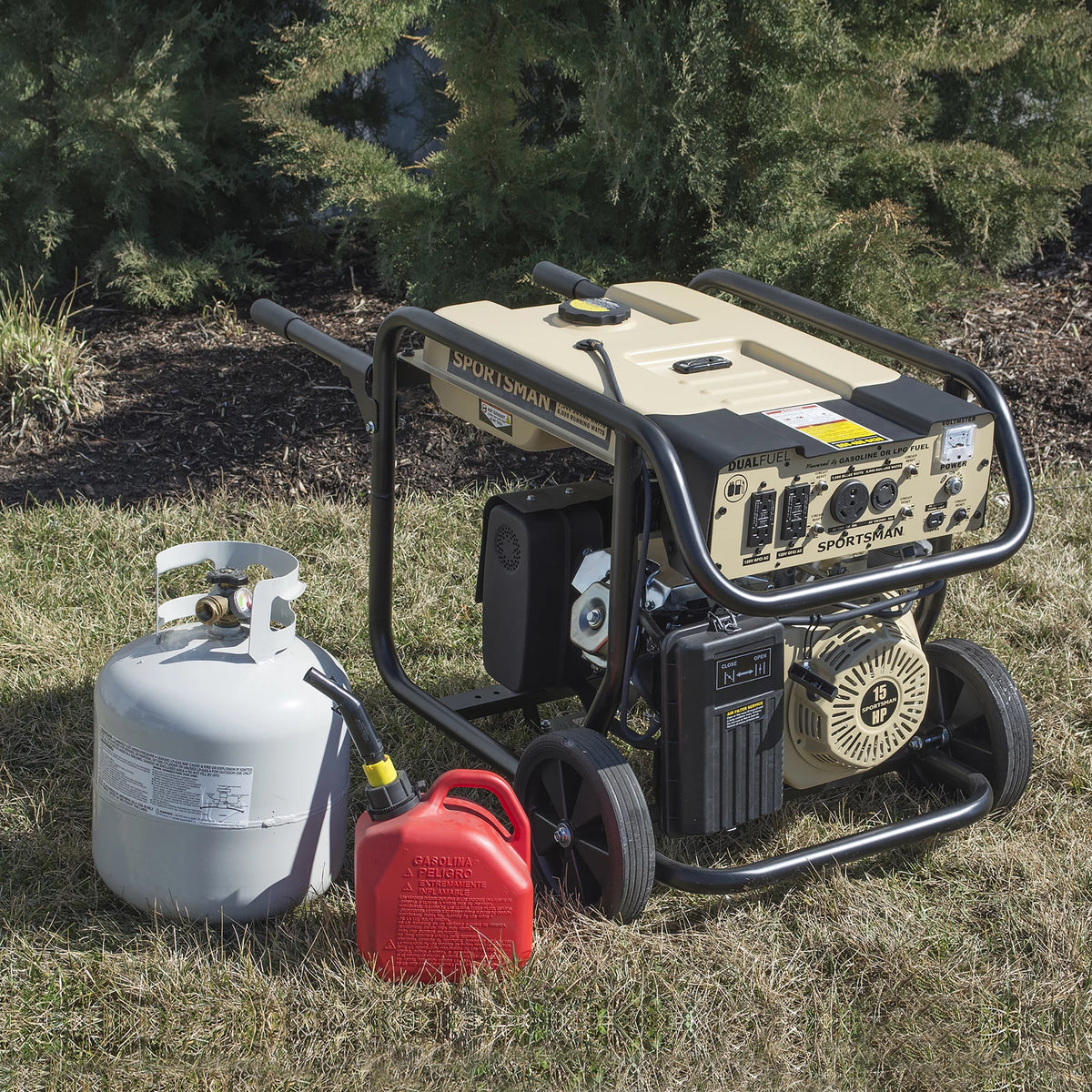 7500 Watt Dual Fuel Generator V5773