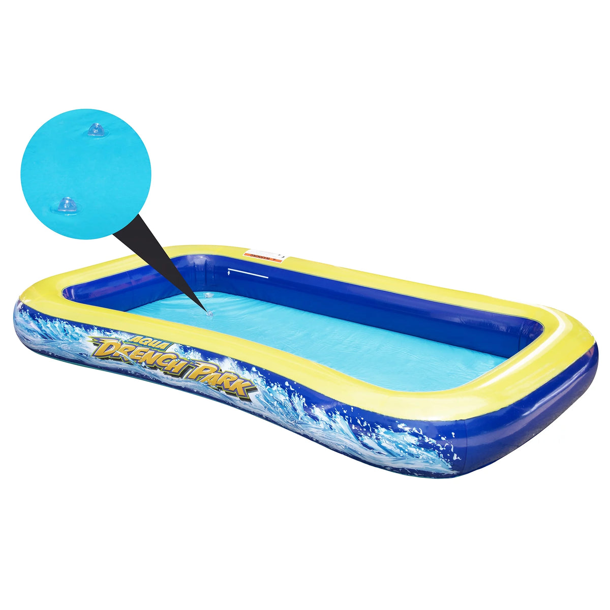 3-in-1 Splash Park with Pool, Sprinkler & Waterslide M441